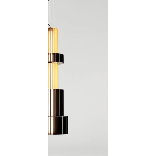 T Gr Custom Combination Suspended Lamp by Stephen Burks Babel for Parachilna For Sale - Image 3 of 13