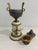 Lovely antique French Louis XVI-style ormolu-mounted grey and white marble cassolette featuring a removable lid and ornate...