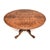 Antique Victorian Inlaid Burr Walnut Loo Table, 1860 For Sale - Image 3 of 11