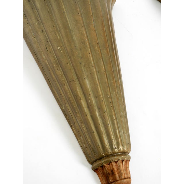 Wall Lamps Made of Wood with Aluminum Cladding, 1950s, Set of 2 For Sale - Image 11 of 18