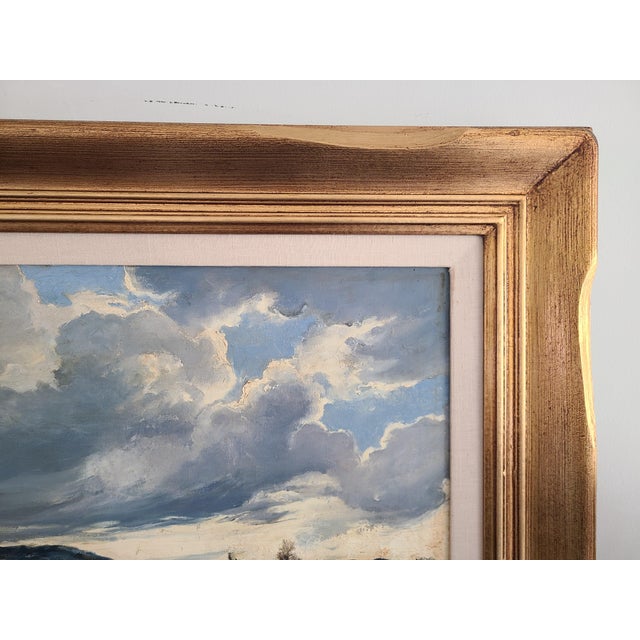 Joshua Meador Vintage Oil Painting Plein Air Rural California Landscape For Sale - Image 11 of 18