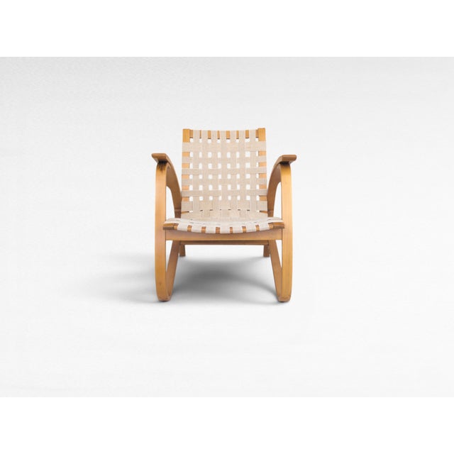 Sculptural Bentwood Lounge Chair by Jan Vaněk for Up Zavody, 1930s For Sale - Image 9 of 18