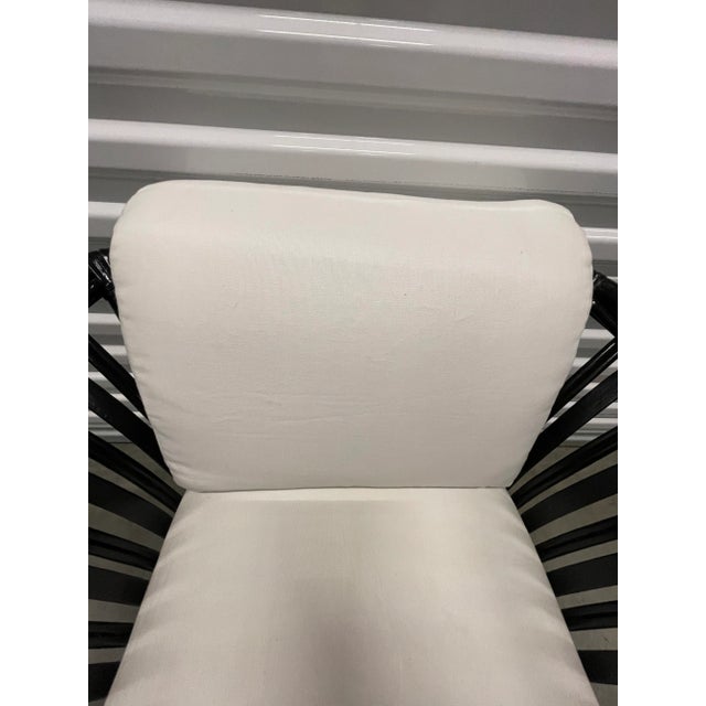 1970s Vintage Black Rattan Chairs - Set of 2 For Sale - Image 10 of 11