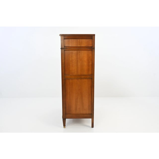 Kindel Furniture Neoclassical Louis XVI Style Cherry 7-Drawer Highboy Dresser For Sale - Image 14 of 16