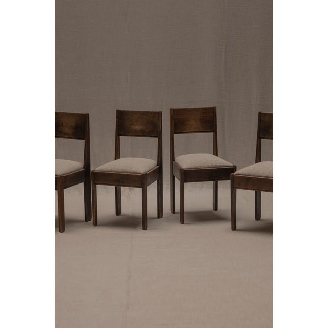 Vintage Dining Chairs from L.O.V. Oosterbeek, 1940s, Set of 4 For Sale - Image 14 of 18