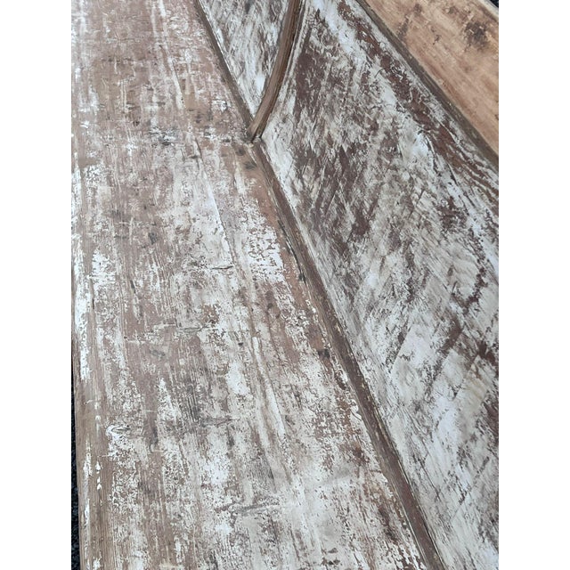 Brown French Dining Bench, 1885 For Sale - Image 8 of 18