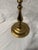 Traditional/Victorian/Hollywood Regency style solid brass 5-arm candelabra. Beautiful vintage condition with a warm,...