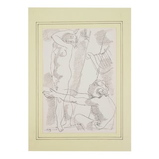 Maurice Barraud, Orphée, Lithograph For Sale