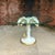 Chinoiserie Late 20th Century Palm Tree Monkey Pedestal Dining Table - Newly Painted For Sale - Image 3 of 12