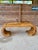 Mid-20th Century Organic Modern Restored Pencil Rattan Scroll Coffee Table For Sale - Image 10 of 11