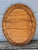 Mid Century Modern Oval Rattan Split Reed Wall Mirror | Attributed to Gabriella Crespi For Sale - Image 13 of 14