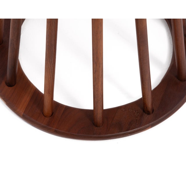 Brown Arthur Umanoff Washington Woodcraft Solid Walnut Side Table Mid Century 1950s For Sale - Image 8 of 10