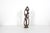 Beautiful hand carved abstract biomorphic wood sculpture. I see acrobats or dancers. What do you see? The sculpture is...
