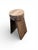 Brown 24" - Handcrafted Sculptural Solid Wood Espresso "Halo" Stool For Sale - Image 8 of 11