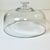 French Early 20th C Antique French Chippendale Hollywood Regency Heavy Glass Cloche For Sale - Image 3 of 8