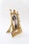 Jugendstil picture frame with glass around 1908 Brass polished and stove enameled The picture is not for sale Picture size...