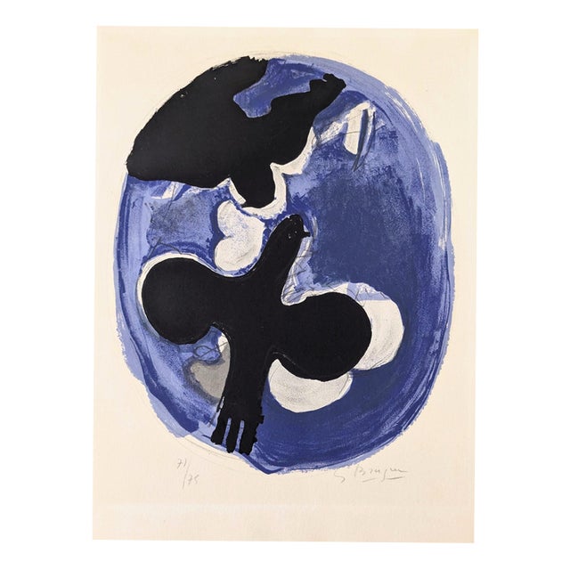 Georges Braque, Birds, Studies for the Louvre Ceiling, 1955, Lithograph For Sale