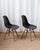 Eames Black Plastic Moulded Contemporary Dining Chairs - Set of 4 For Sale - Image 11 of 11