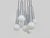 1970s Vintage Cascade Suspension Chrome Metal with 7 Lights from Doria Leuchten, 1970s For Sale - Image 5 of 9