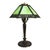 Arts & Crafts Pittsburg 8-Panel Slag Glass Table Lamp Signed C1920 For Sale - Image 4 of 10