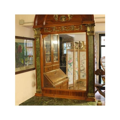 Metal Chest of Drawers with Mirror, France, 1970s For Sale - Image 7 of 10