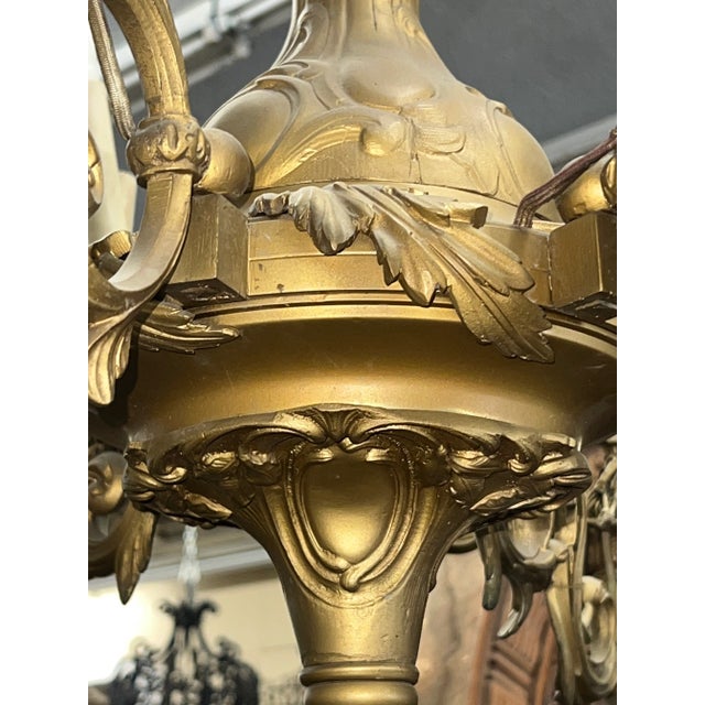 1920s Spanish Mediterranean Chandelier Rupert Murdoch Estate For Sale - Image 10 of 13