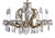 Crystal Maria Theresia Chandelier by Palme Walter for Palwa, 1960s For Sale