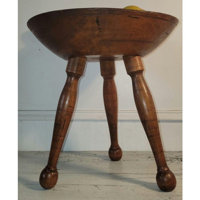 Late 19th Century Wooden Footed Bowl W/26 Stone Fruits For Sale - Image 4 of 14