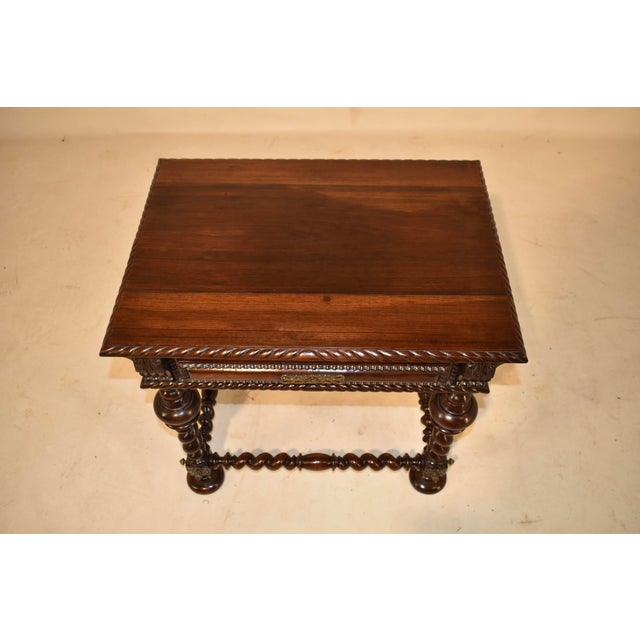 Wood 19th Century Portuguese Side Table For Sale - Image 7 of 12