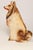 Folk Art Vintage Folk Art Chalkware Carnival Chalk Brown Collie Dog Sculpture / Figurine For Sale - Image 3 of 15