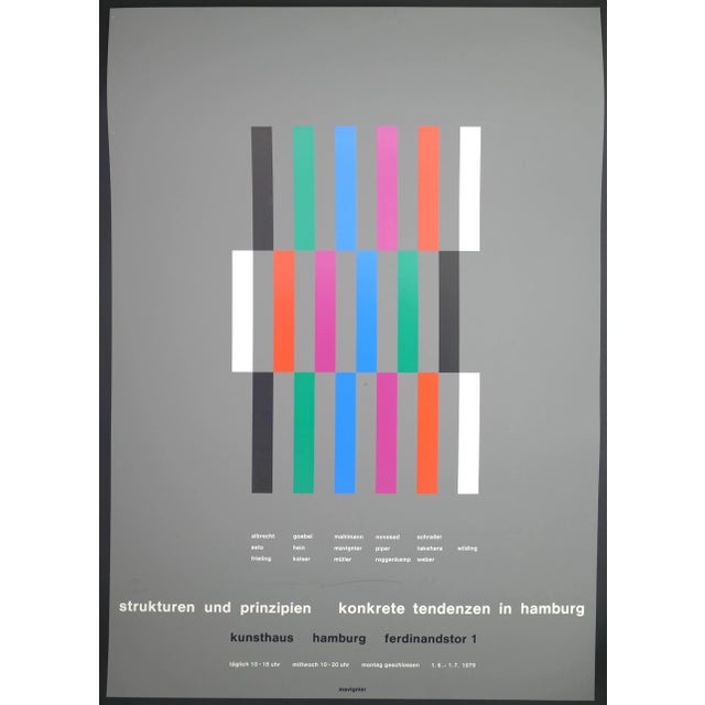 Almir da Silva Mavignier, Structures and Principles, Offset Screenprint, 1979 For Sale - Image 6 of 6