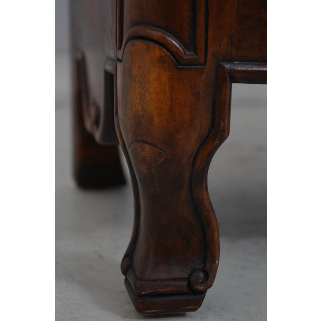 Theodore Alexander Burl Walnut French Commode For Sale - Image 9 of 17