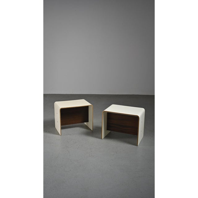 Bedside Tables by Pierre Guariche for La Plagne, 1968, Set of 2 For Sale - Image 12 of 18