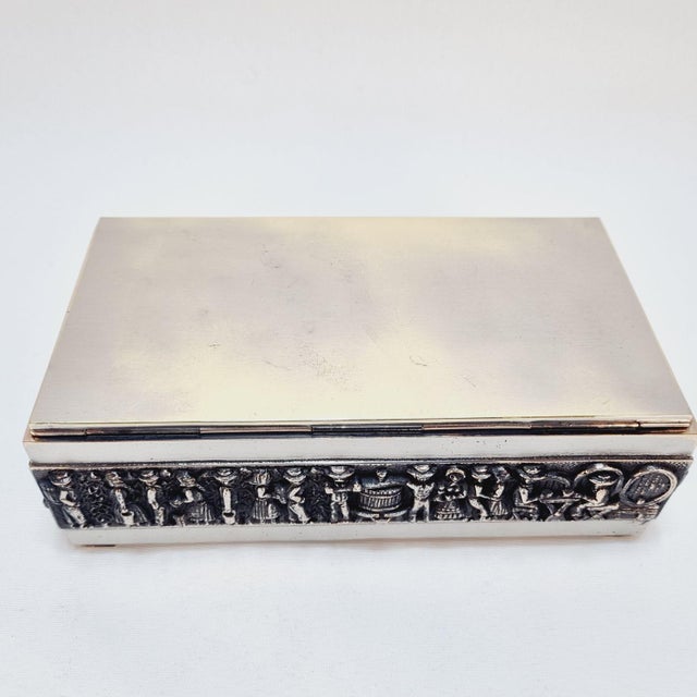 Vintage Industrial Copper Cigar Box, 1960s For Sale - Image 4 of 18