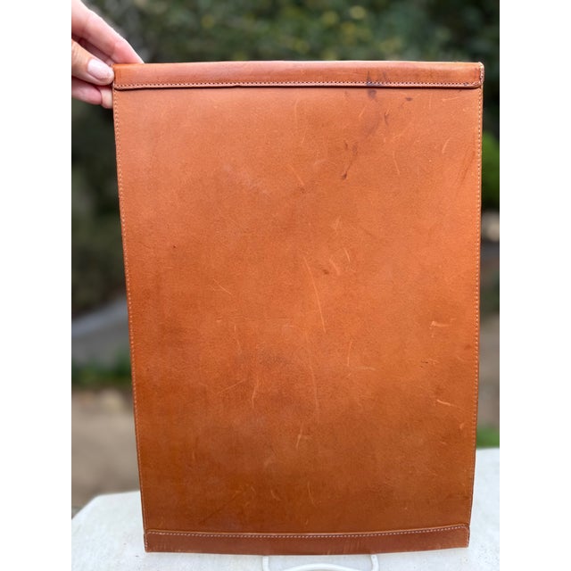 1990s Leather Portfolio, Tablet Case, or Envelope by Bergdorf Goodman, Made in Italy For Sale - Image 5 of 8