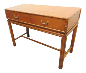 Ficks Reed Faux Bamboo Console Table