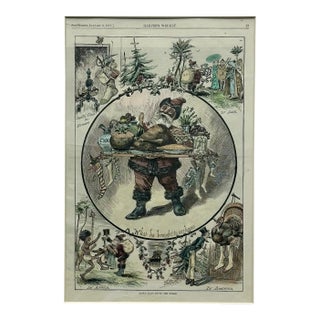 Santa Claus Round the World, Original Print, 1877 For Sale