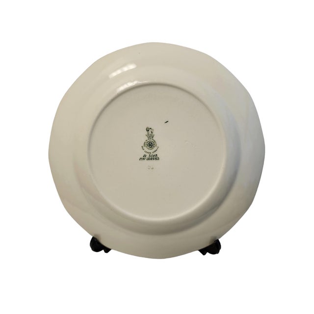 1930s Royal Doulton Old Leeds Sprays Salad/Dessert Plates - a Pair For Sale In Atlanta - Image 6 of 7