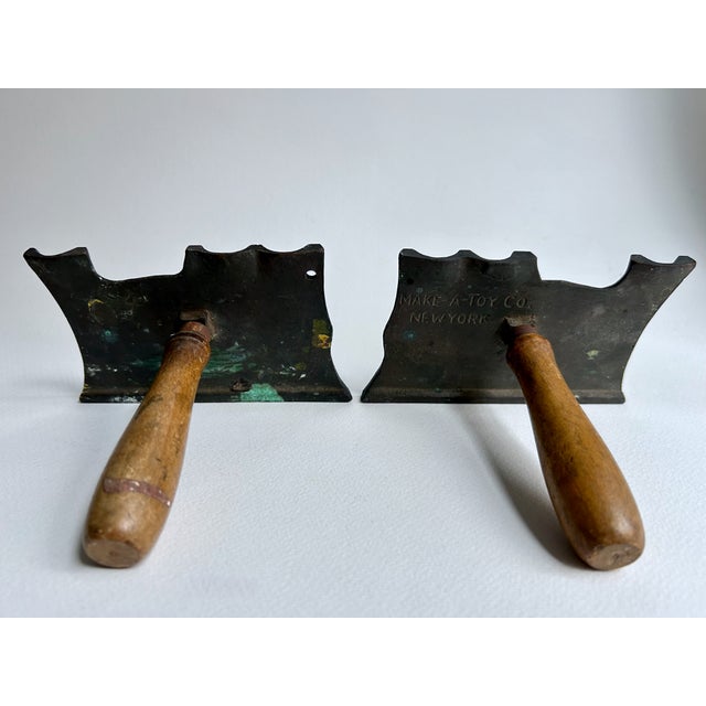 Pair of Antique Make a Toy Co. Handled Toy Soldier Casting Moulds For Sale - Image 15 of 17