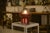 Ceramic Red Ceramic Table Lamp by Guillerme and Chambron, 1980s For Sale - Image 7 of 9