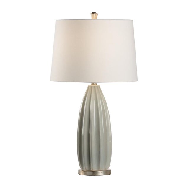 Wildwood Wildwood Estelle Ceramic Table Lamp - Sage For Sale - Image 4 of 4