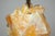 Stone Rock Lamp Table Sculptures in Orange Calcite For Sale - Image 10 of 11