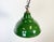 Industrial Green Enamel Factory Pendant Lamp from Maxlume, 1960s For Sale - Image 6 of 18
