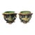 Belgian Majolica Cache Pots Circa 1900 For Sale