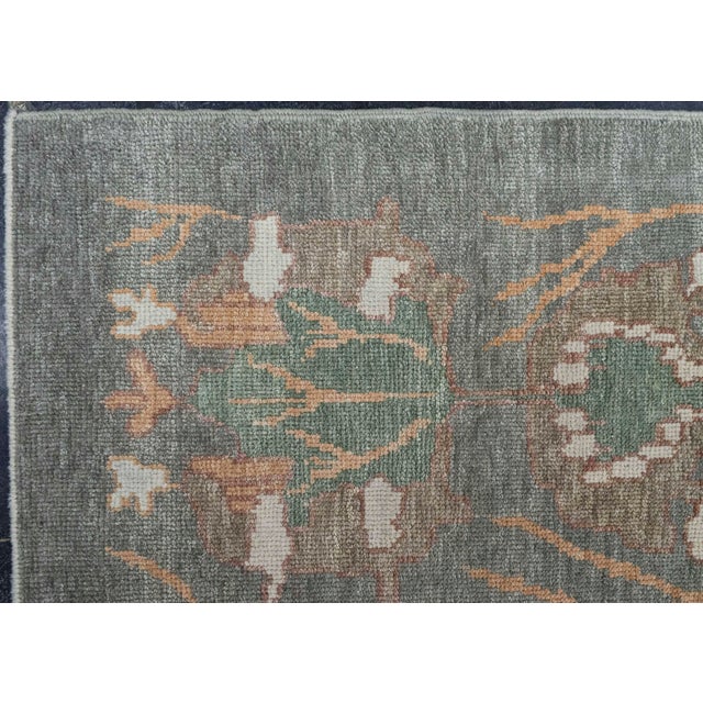 Early 21st Century Turkish Oushak Rug 9'5" x 12'6" #20374 For Sale - Image 5 of 8