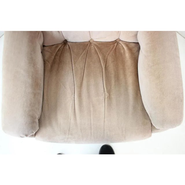 Mid-Century Modern Mid-Century Swivel Leather Armchair, Finland, 1970s For Sale - Image 3 of 13