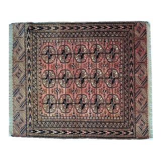 Antique Russian Bokhara, 3'6" X 4'4" For Sale