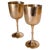 French Chalices in Silvered Coloured Metal, France, 1960s, Set of 2 For Sale