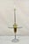 Mid 20th Century Mid Century Modern Space Age Atomic Era Chrome Brass Glass Side Table Floor Lamp For Sale - Image 12 of 12