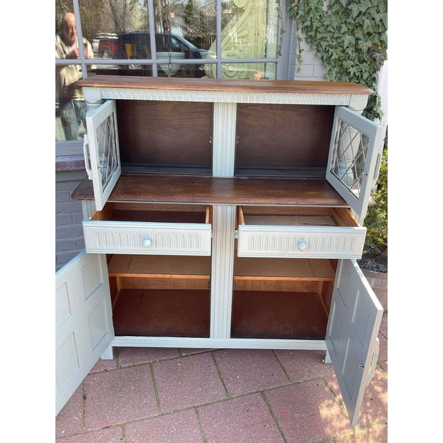 1950s Original Ercol Old Colonial Buffet Sideboard 1960s Blue Label For Sale - Image 5 of 15